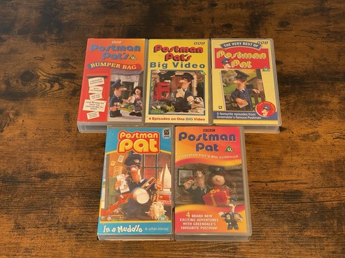 Postman pat vhs video tapes - postman,