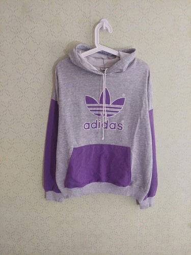 Vintage adidas hoodie gray - vintage,