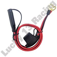 SAE Battery Charger cable lead Terminal Ring Connector Motorbike Motorcycle 12V