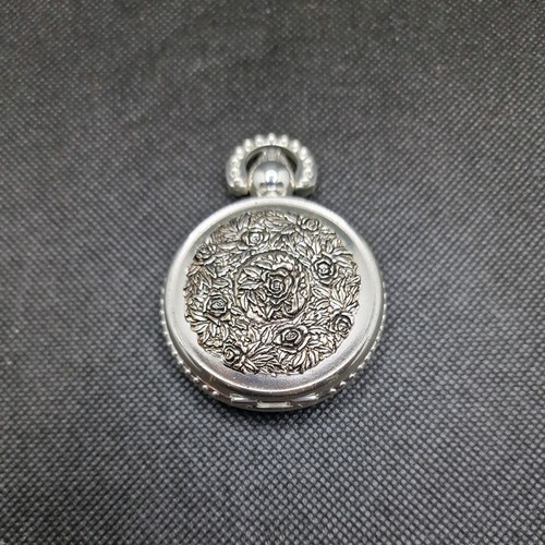 Silver plated pocket watch - pocket,