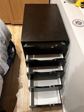 IKEA Alex Drawers Black