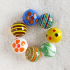 16mm Bright Handmade Glass Art