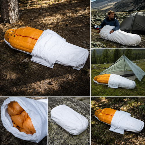Tyvek sleeping bag cover liner - tyvek,