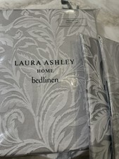 LAURA ASHLEY FOWEY SILVER KING SIZE DUVET COVER AND 2 PILLOWCASES BNWT
