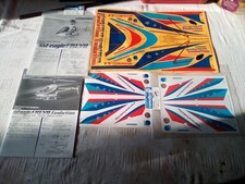 Hirobo Freya stickers a manuals rc helicopter
