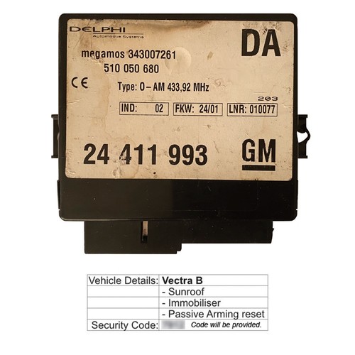24411993 comfort control unit - 24411993,