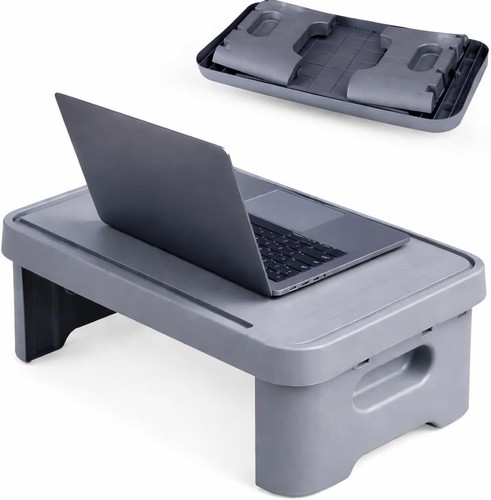 Grey laptop stand bed - grey,