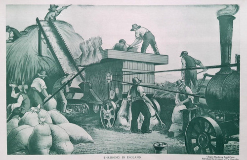 Threshing machine harvest farm - machine,