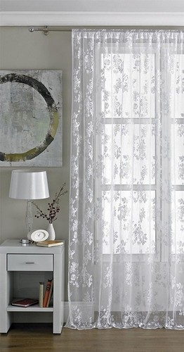 Vintage lace panel grey - lace,