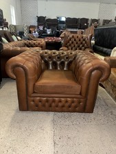 Chesterfield Tan Brown Real