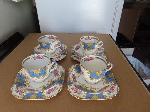 Vintage set four trios - set, of