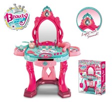 Beauty Angel Vanity Mirror Dressing Table With Mirror And Makeup Accessories Gif