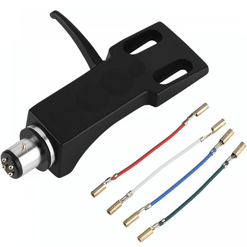 Black turntable headshell fits - headshell,