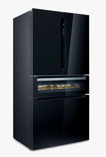 Siemens fridge freezer - siemens, black