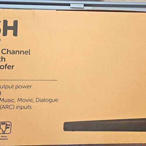 Bush sr215y 80w 1ch soundbar - 2.1ch,