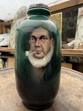 Edwardian Stamped Silver Small Spill Fisherman Vase 15 cm tall. 