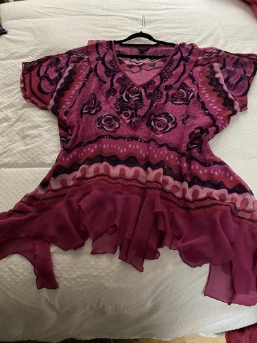 Zandra rhodes pink floaty - pink,