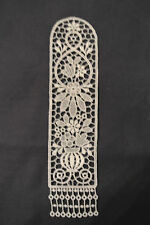Lace Bookmark - Flowers -
