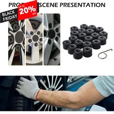 20X Wheel Bolt Nut Caps Covers For Vauxhall VW Golf Bora Passat Jetta 17mm 17mm