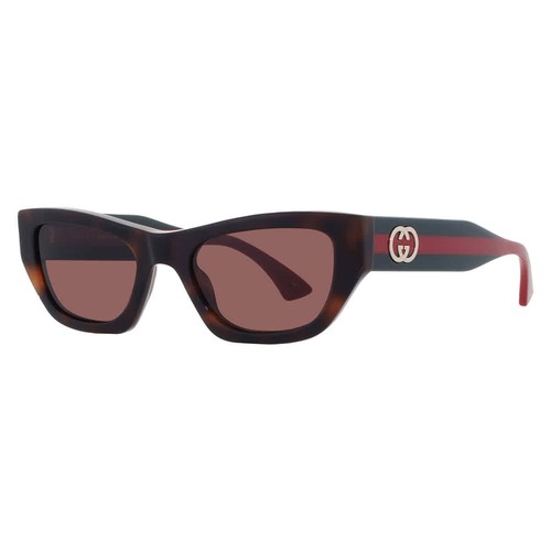 Gucci brown cat eye ladies - brown,