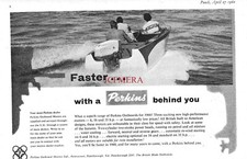 PERKINS Boat Outboard Motors ADVERT Original Vintage 1960 Print Ad 692/81