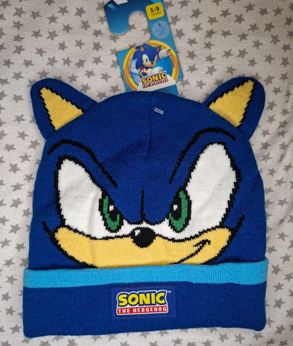 Sonic the hedgehog beanie blue - the,