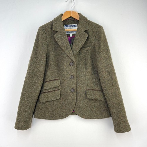 Joules tweed blazer womens - tweed,