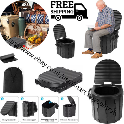 Folding toilet car - folding,