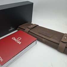 OMEGA 007 Watch Roll Brown