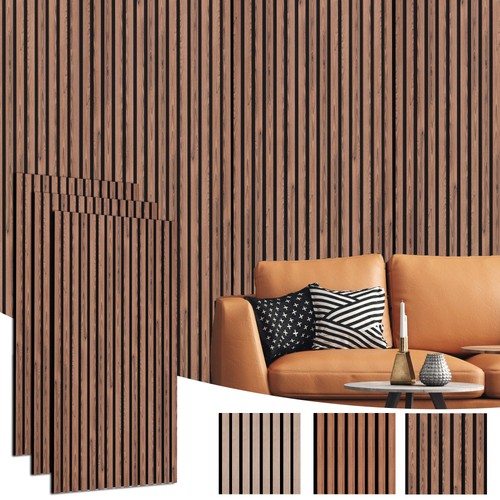 2pcs wood wall panels - 2pcs,