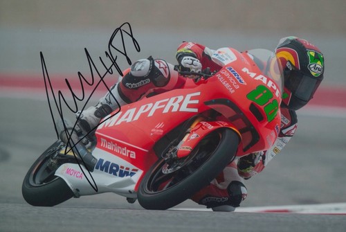 Jorge martin hand signed 12x8 - jorge,