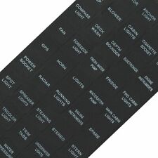 45 X Fuse Box Switch Stickers Labels Decal Instrument Board Car Boat Panel