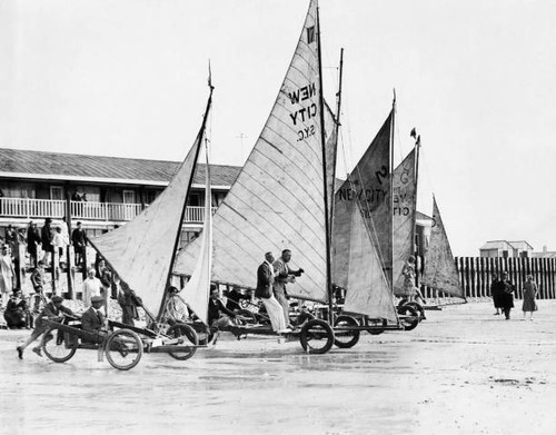 Sand yacht racing bognor - sand,