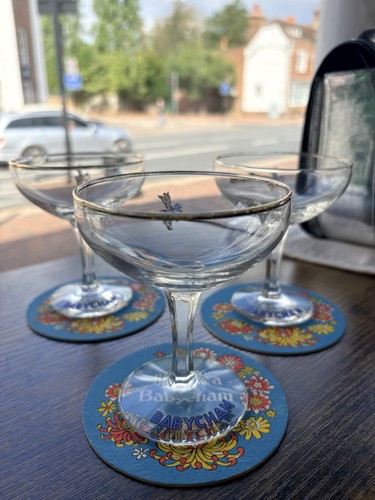 Vintage 1950s babycham glass - babycham,