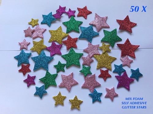Glitter star foam - 50, x