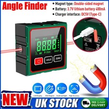 360° Magnetic Digital Protractor Angle Finder Gauge Inclinometer Level Meter