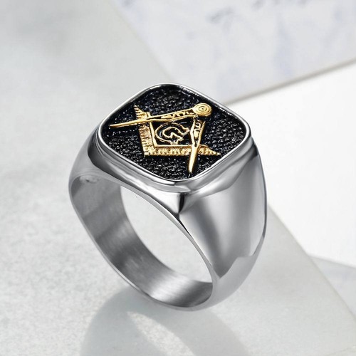Freemason masonic ring men - freemason,