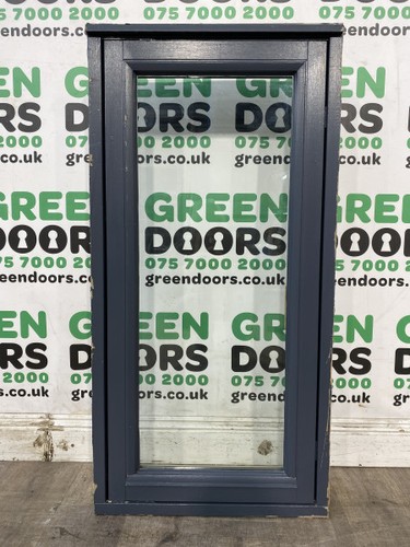 Grey wooden casement window - grey,