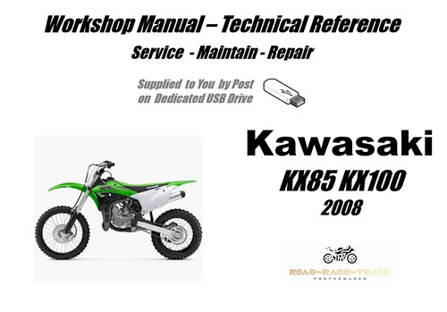 Kawasaki kx85 kx100 service - kawasaki,
