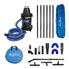 Gutter Vacuum, skyVac Mighty Atom. For Gutter Cleaning. Wet & Dry. 6 Poles.