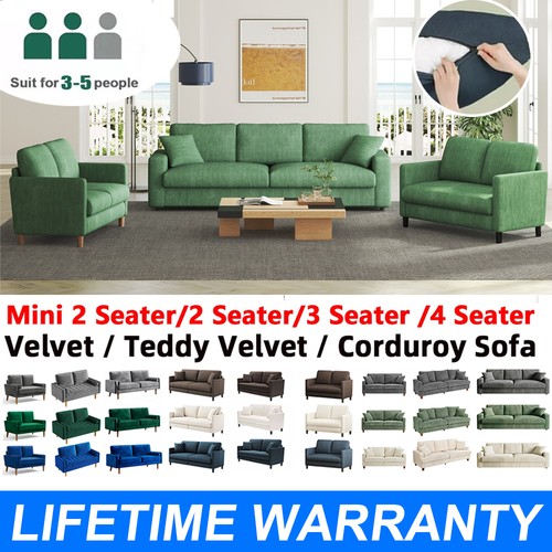 Seater corduroy sofa - 2/3/4,