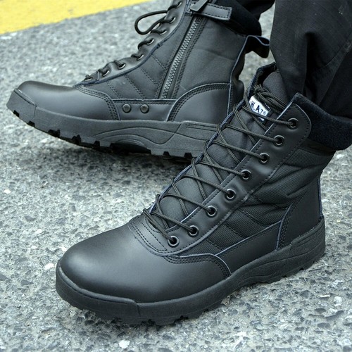 Men leather army patrol - men's,