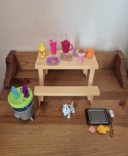 Barbie outdoor garden dining - barbie,