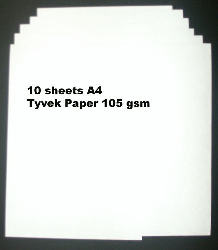 Tyvek 105 gsm pack of - tyvek, 10