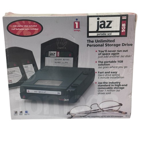 Iomega jaz external scsi - 1g,