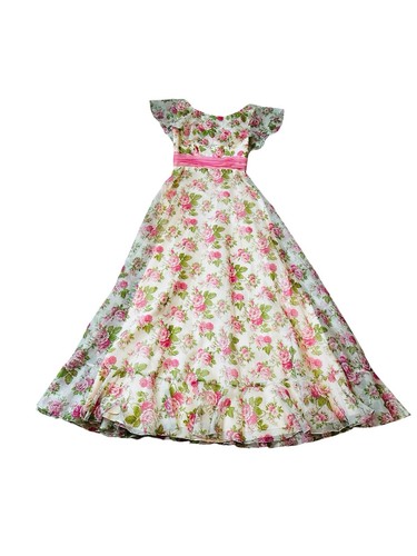 Vintage flotal maxi - flotal, dress
