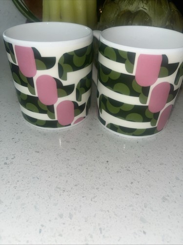Orla kiely dachshund mugs - kiely,