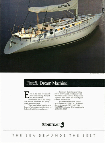 1987 beneteau first yacht - beneteau,