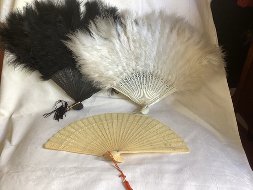 Vintage ladies fans - ladies,