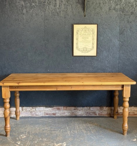 Pine dining table seats - dining,